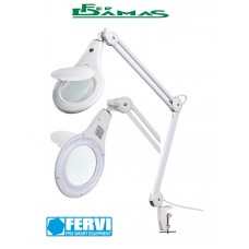 LAMPADA CON LENTE A 56 LED FERVI ART.0366